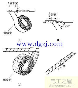 绝缘胶布正确缠绕几圈