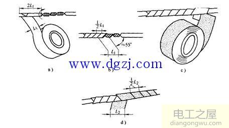 导线连接接头绝缘层恢复方法图解