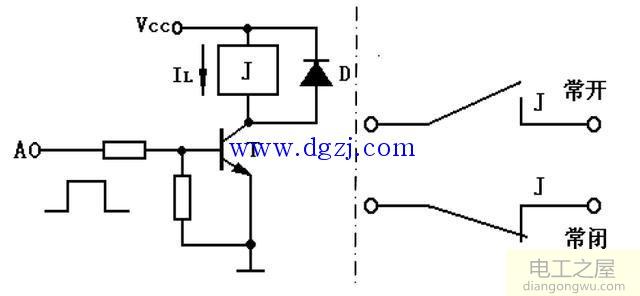 继电器的隔离原理图