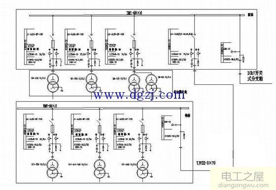 环网柜一次怎么接线?环网柜一次接线图