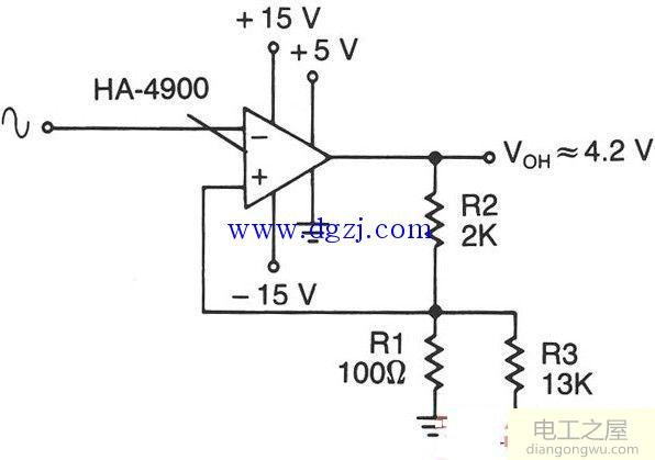 施密特触发器<a href=http://www.diangongwu.com/zhishi/dianlutu/ target=_blank class=infotextkey>电路图</a>