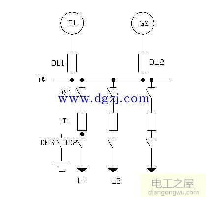 单母线接线方式_双母线接线方式_变电站母线接线方式