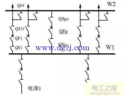 单母线分段接线出线最多多少回路?单母线分段接线图