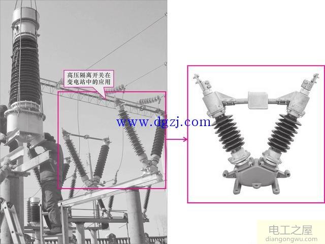 高压隔离开关实物图及应用实例