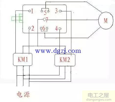 行车断火限位器内部接线图