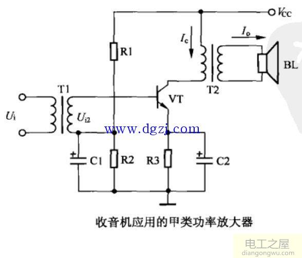 甲乙类功率放大器识图方法