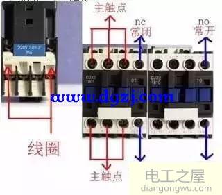 接触器接线方法说明及接触器接线图