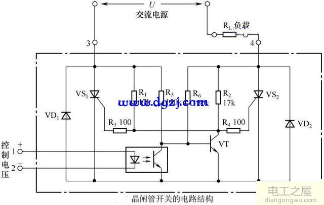 晶闸管开关电路原理图解