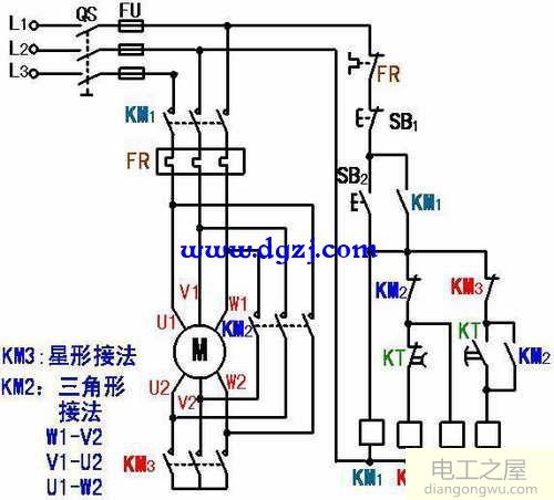 星三角启动没有降压直接全压启动的原因