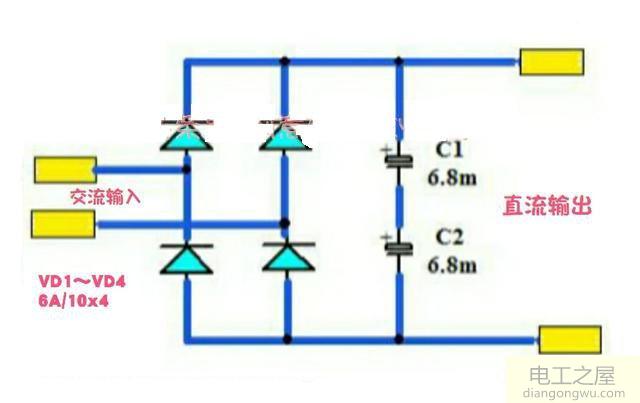 桥式整流电路要求输出110V直流电压如何选择整流及<a href=http://www.diangongwu.com/zhishi/dianlutu/ target=_blank class=infotextkey>电路图</a>