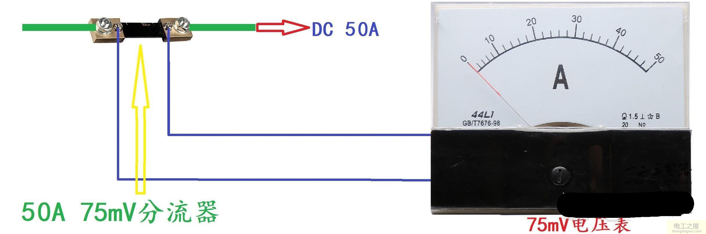 小电流表和大电流表的区分