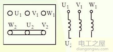 三相异步电动机的星形接法和三角形接法