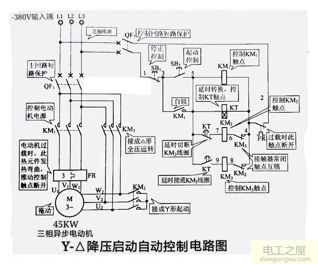 45千瓦8极电机变频器坏了,不用软启动和变频器能直接启动吗