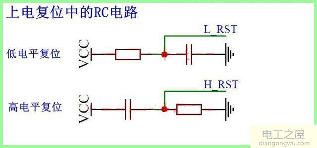 RC串联接地的几种电路