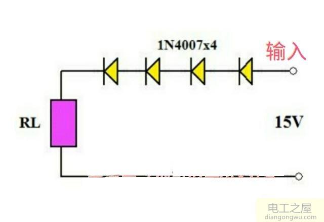 7812构成的15v转12v稳压<a href=http://www.diangongwu.com/zhishi/dianlutu/ target=_blank class=infotextkey>电路图</a>