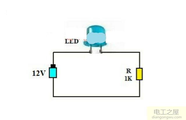 12V电池点亮小功率LED灯珠和大功率LED灯珠的方法