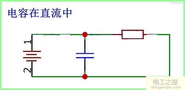电容加上直流电源不放电在交流整流后就会放电是什么原因