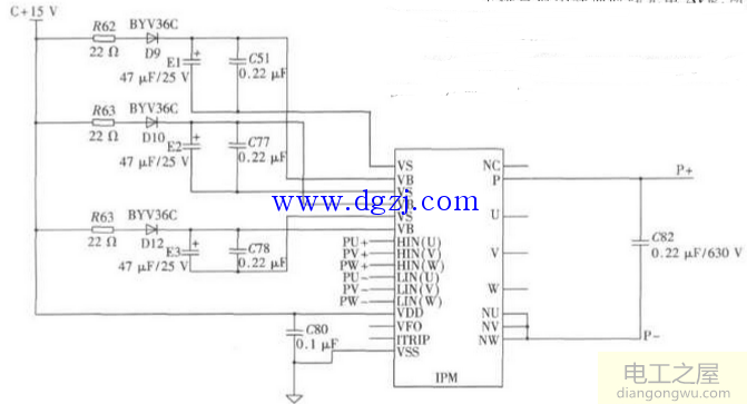 IPM自举电路原理图