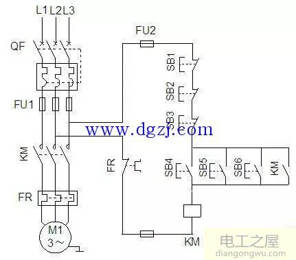 电力拖动接线图_电力拖动与控制接线图