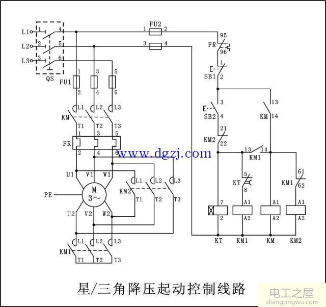 电工实操考核电路图