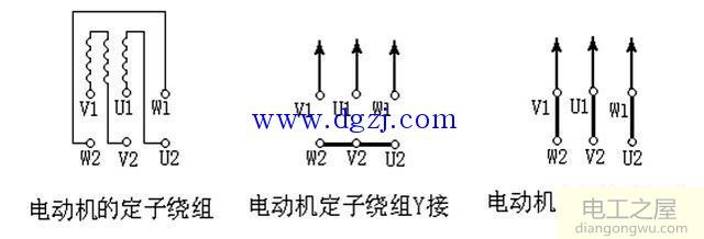 三相电动机星形y和三角形Δ接法图片