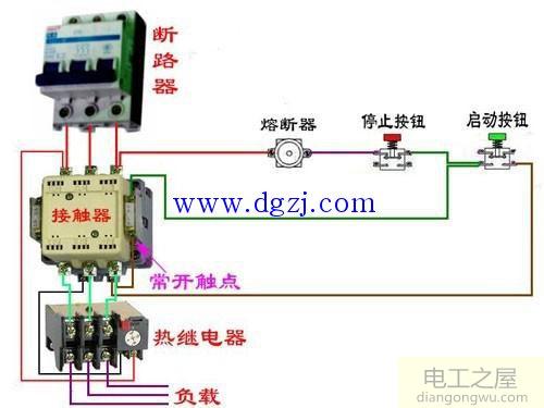 紧急按钮开关怎么接线_紧急按钮开关接线图