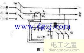 功率表接线图实物图_功率因数表的接线图