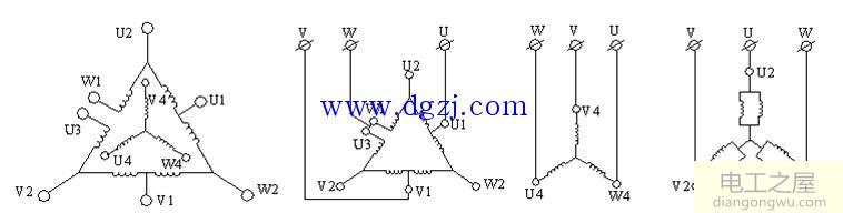 三速电机变极原理及控制电路图分析