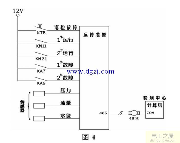 自耦降压起动一控多方案图解