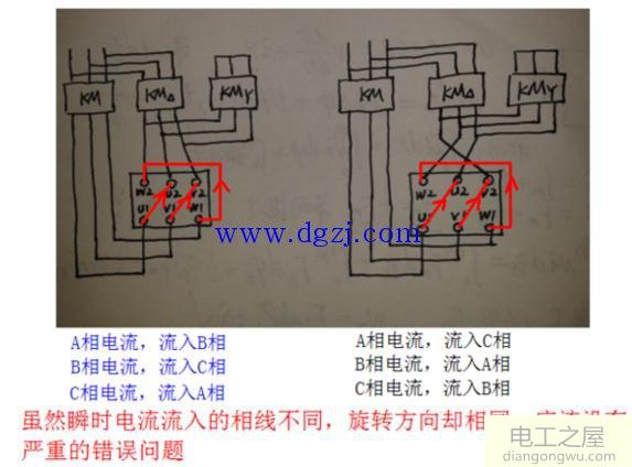 星三角启动怎样接线?星三角启动实物接线图