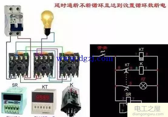 电工常见电路图_电工最常见电路图_电工常见电路实物接线图