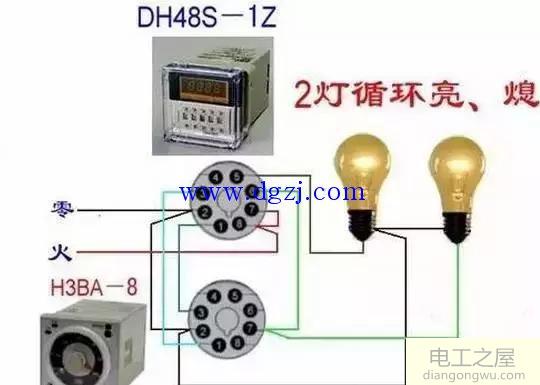 电工常见电路图_电工最常见电路图_电工常见电路实物接线图