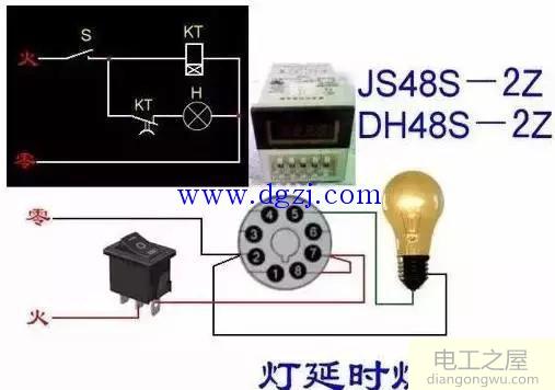 电工常见电路图_电工最常见电路图_电工常见电路实物接线图