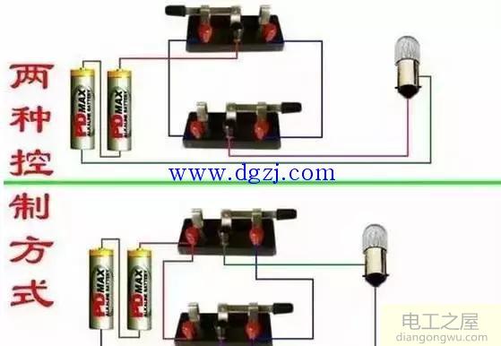 电工常见电路图_电工最常见电路图_电工常见电路实物接线图