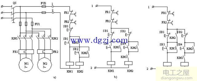 电气控制线路图控制原理图解分析