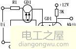 用光电耦合器组成的斩波电路图