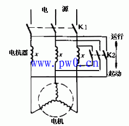 笼型异步电动机起动接线图