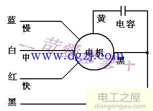 风扇电机接线图