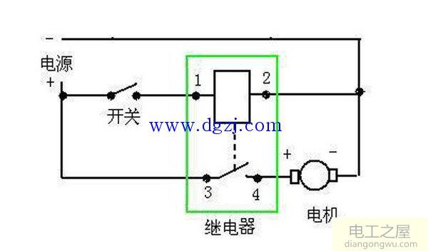 汽车继电器接线原理图