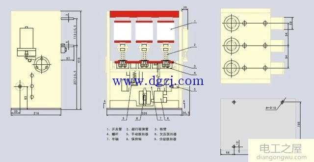 真空断路器由什么组成?真空断路器的结构图解