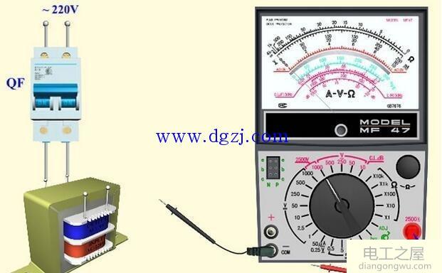 指针式万用表如何测交流电压、直流电压、电阻