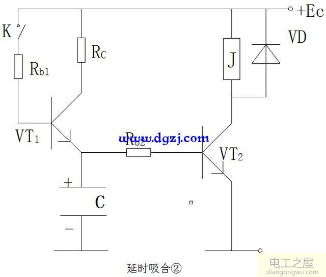 晶体管延时电路图设计原理分析