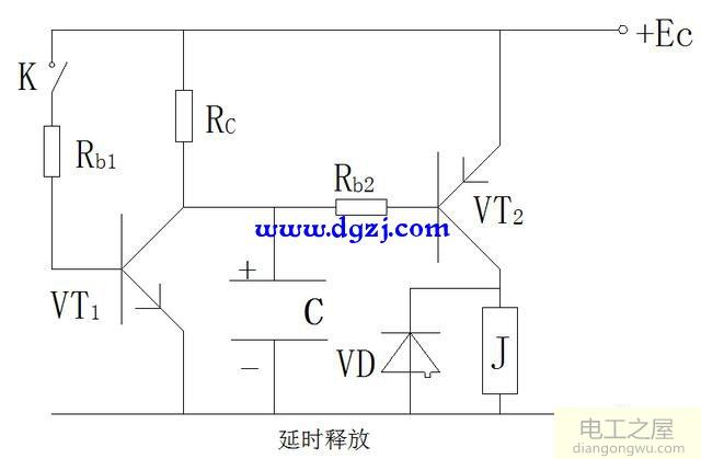 晶体管延时电路图设计原理分析