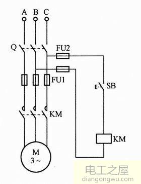 接触器自锁接线图原理讲解