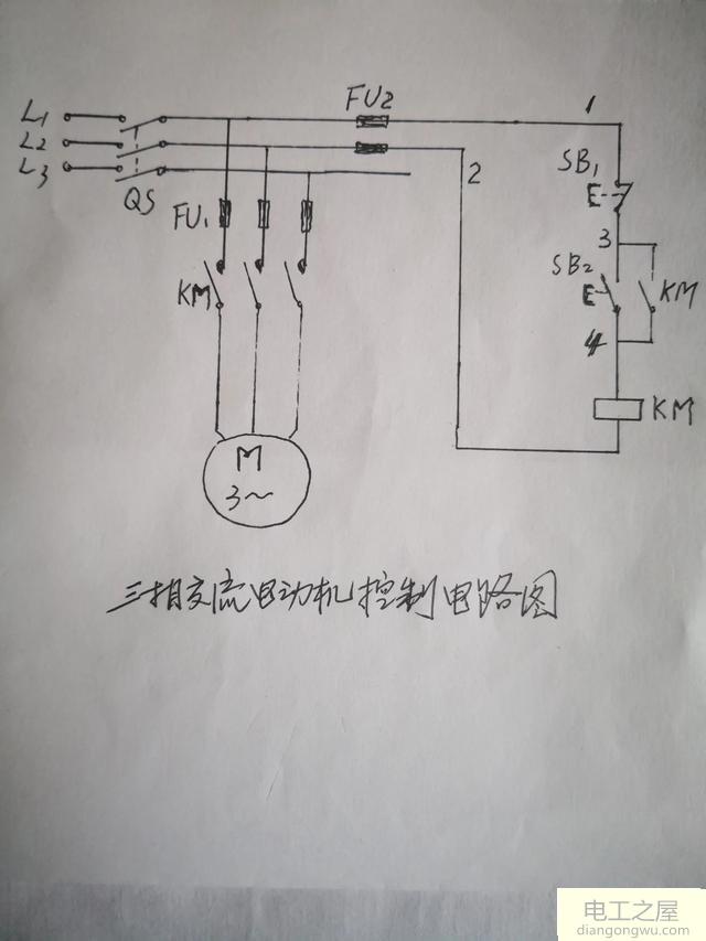 什么叫接触器自锁和<a href=http://www.diangongwu.com/zhishi/dianlutu/ target=_blank class=infotextkey>电路图</a>符号及工作过程