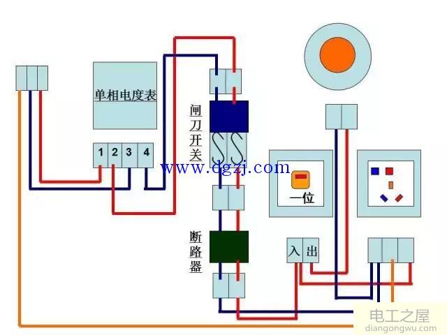 初级电工考试电路图_初级电工电路图讲解