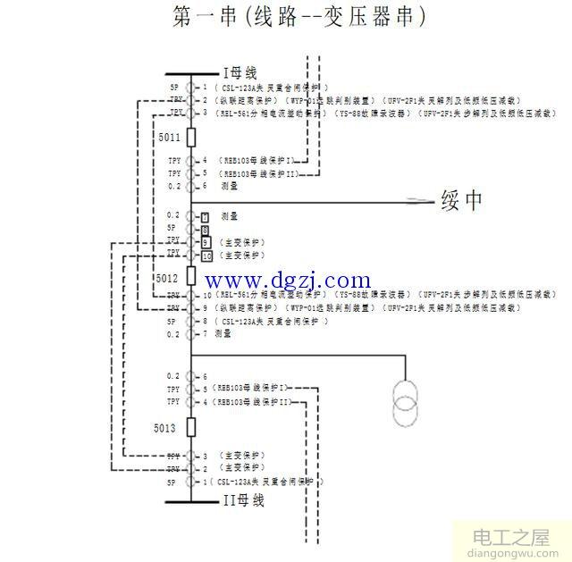 一个半断路器接线方式图解