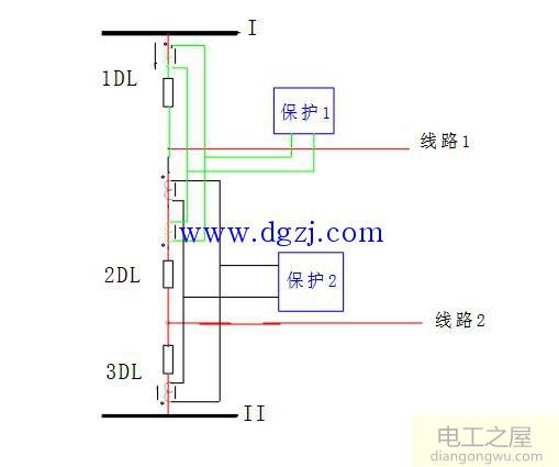 一个半断路器接线方式图解