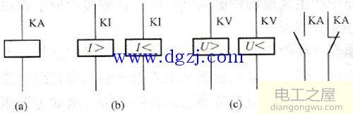 中间继电器图形符号_中间继电器电气符号