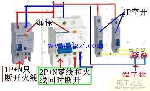 图解断路器接线方法大全